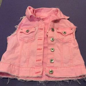 Pink jean jacket